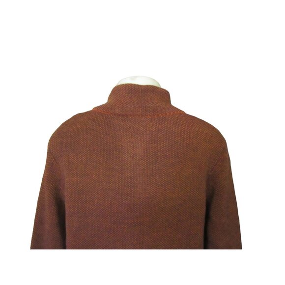 Gio & Gio Made in Italy Brown Knit Long Sleeve Button Down Long Cardigan Small - Picture 5 of 7